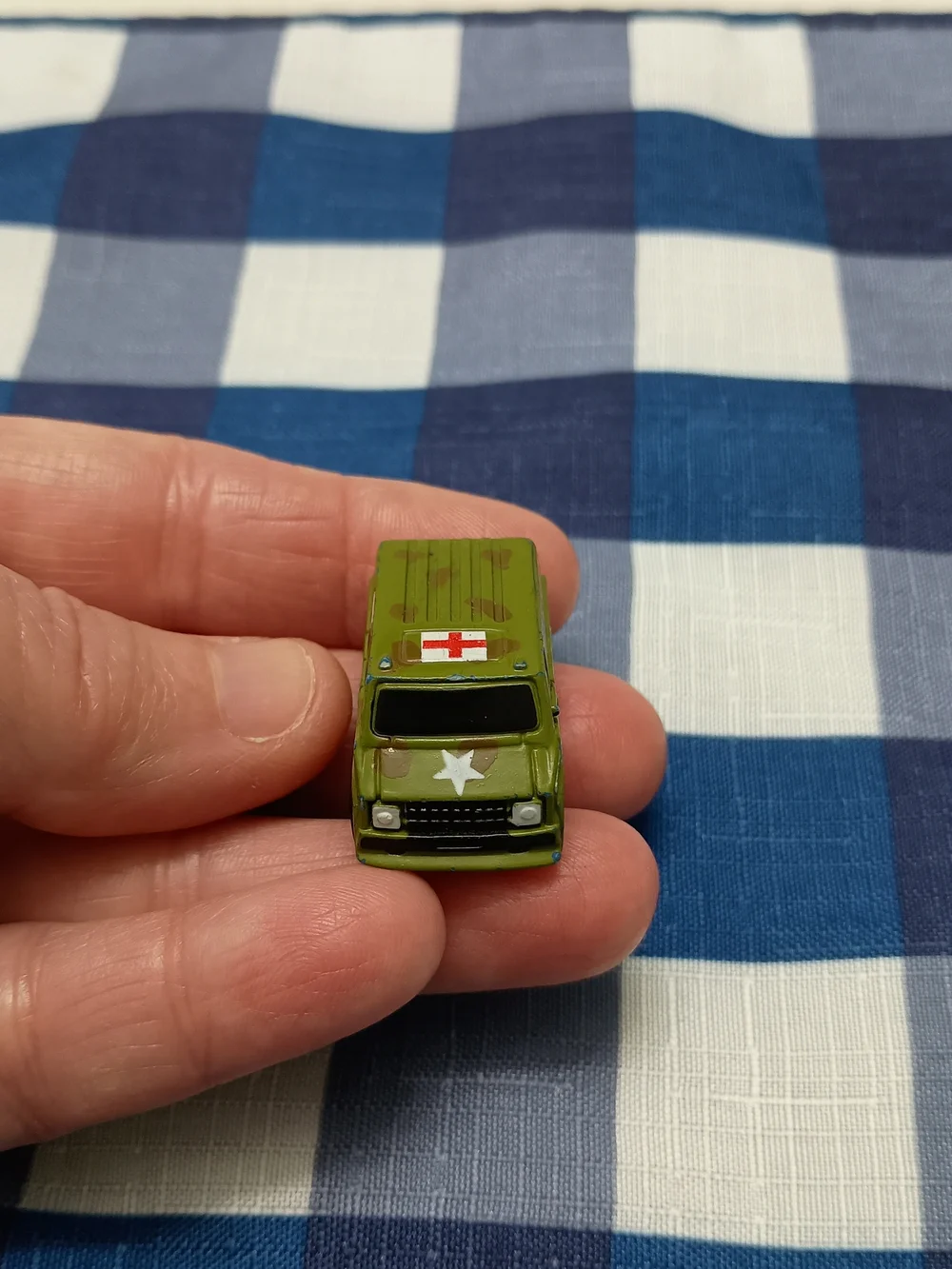 Vintage Miniature Military Van USMC Medic Funrise 1988 * Plastic *